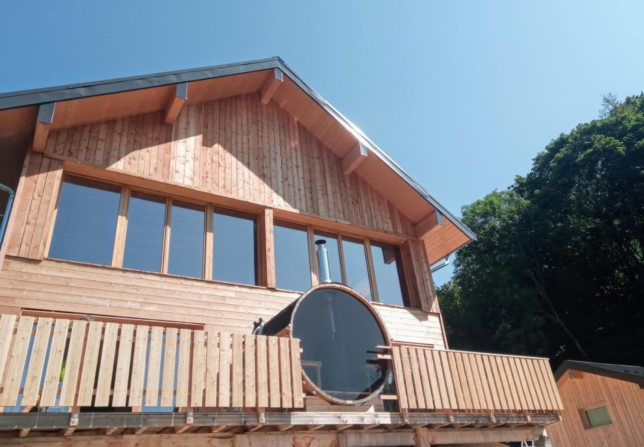 Aillon-le-Jeune Le Chalet Du Blanc Spa Yoga מראה חיצוני תמונה