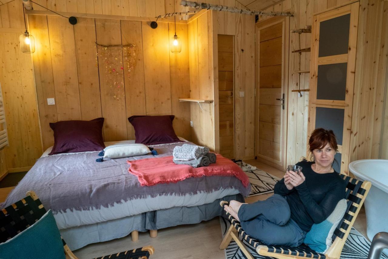 Aillon-le-Jeune Le Chalet Du Blanc Spa Yoga מראה חיצוני תמונה