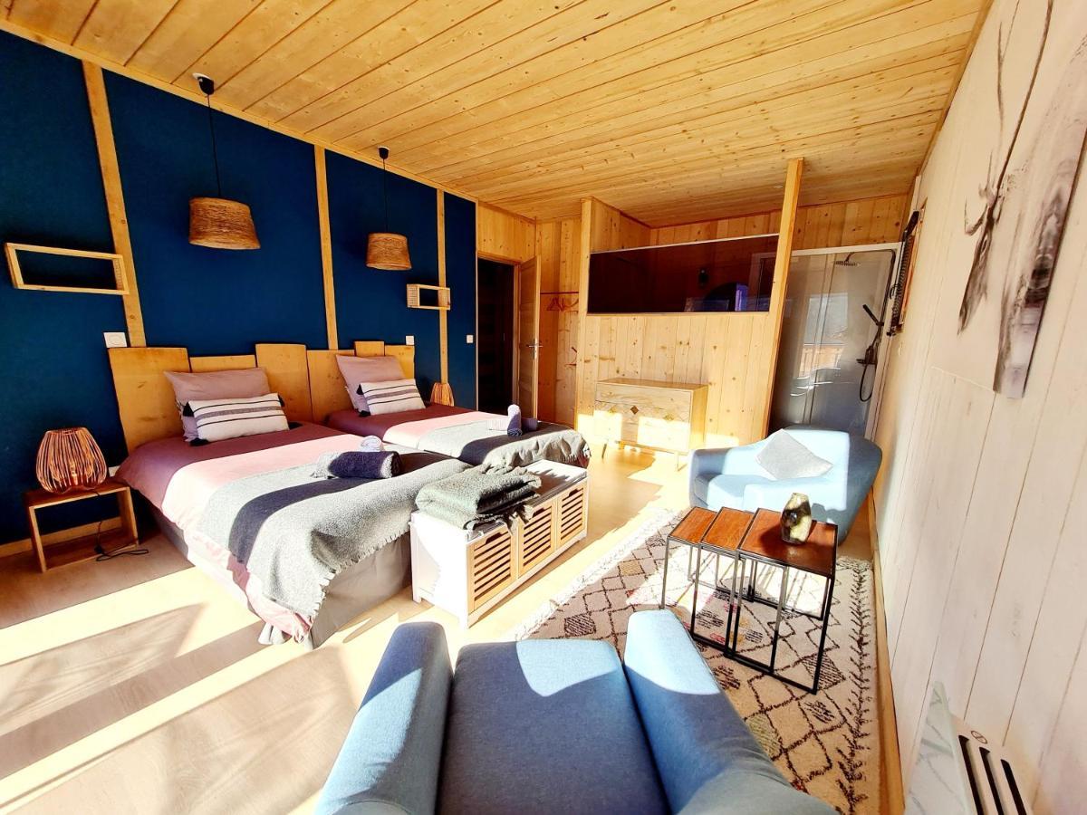 Aillon-le-Jeune Le Chalet Du Blanc Spa Yoga מראה חיצוני תמונה