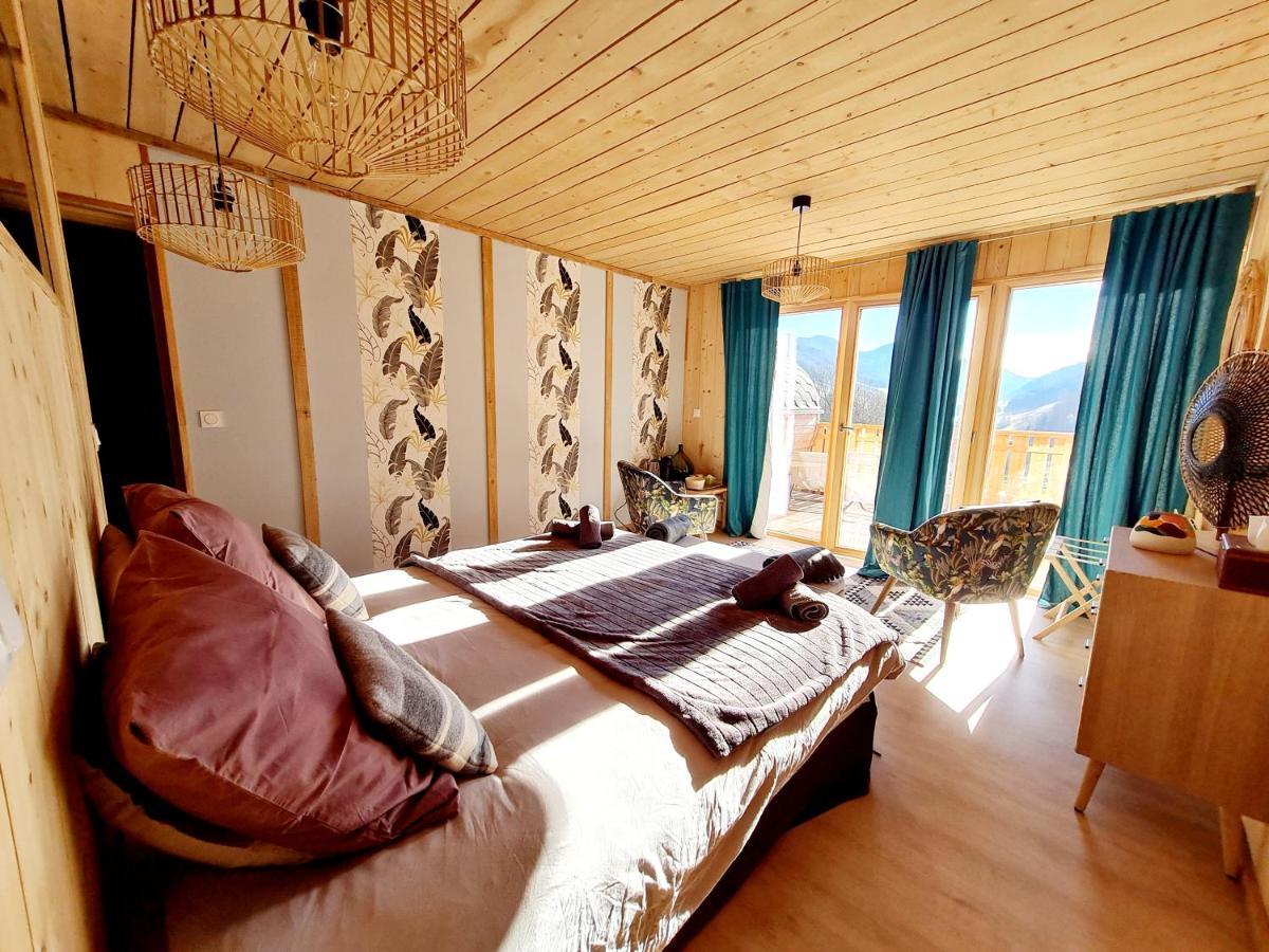 Aillon-le-Jeune Le Chalet Du Blanc Spa Yoga מראה חיצוני תמונה