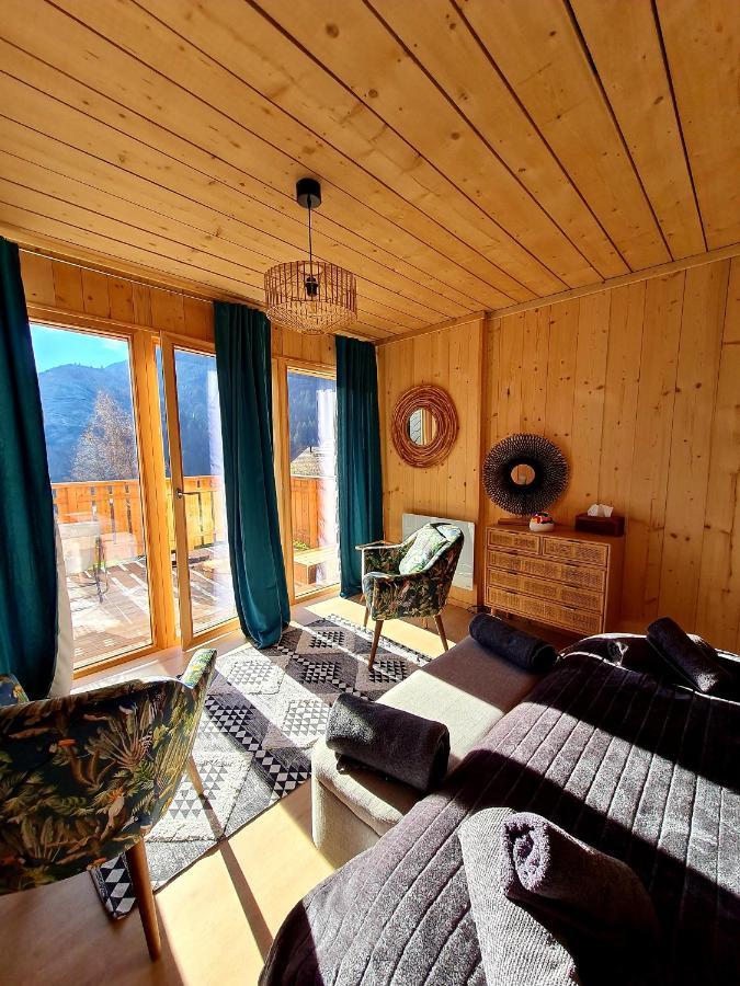 Aillon-le-Jeune Le Chalet Du Blanc Spa Yoga מראה חיצוני תמונה