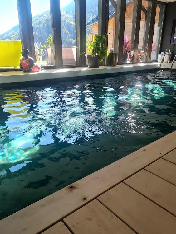 Aillon-le-Jeune Le Chalet Du Blanc Spa Yoga מראה חיצוני תמונה