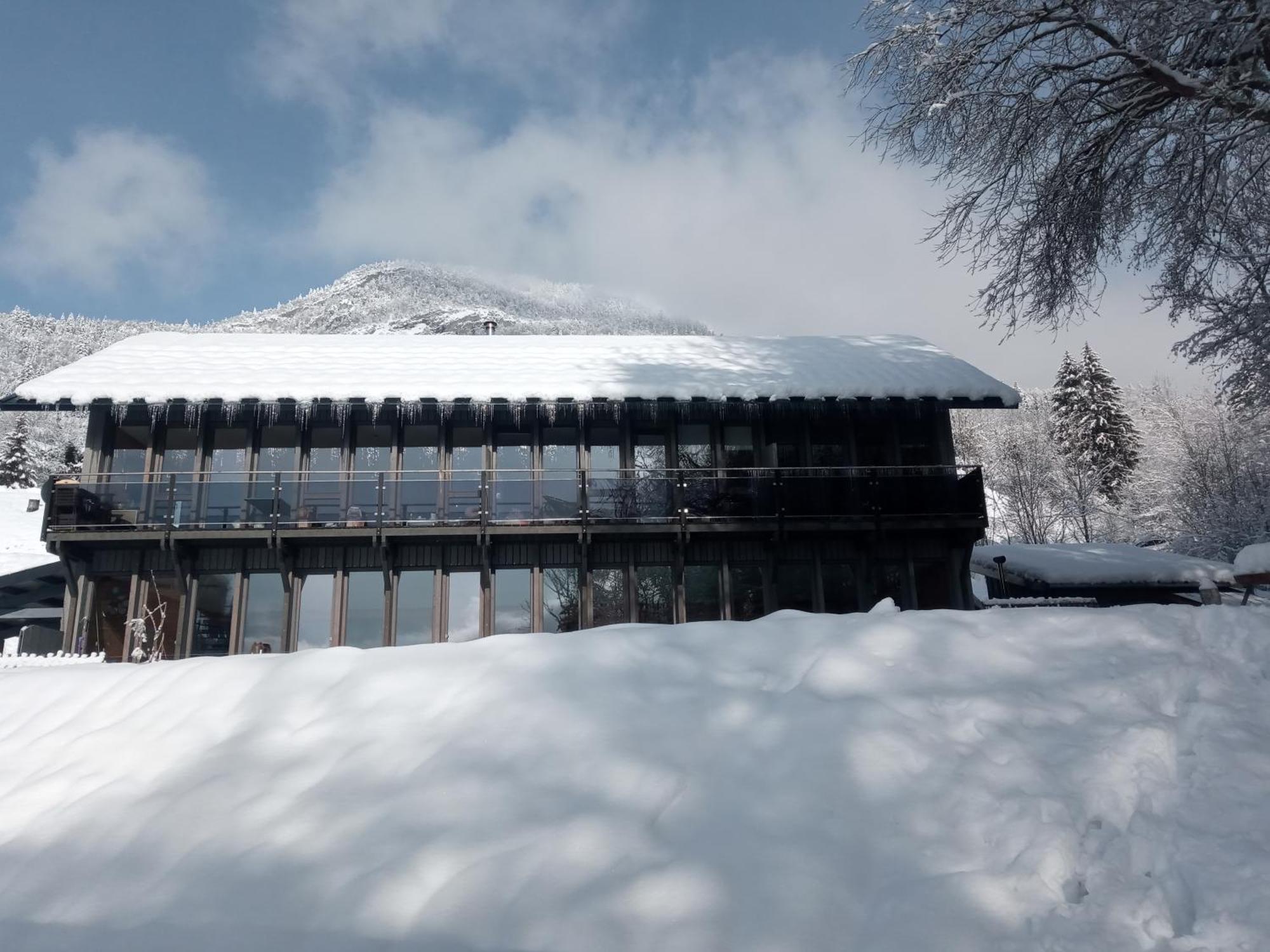 Aillon-le-Jeune Le Chalet Du Blanc Spa Yoga מראה חיצוני תמונה