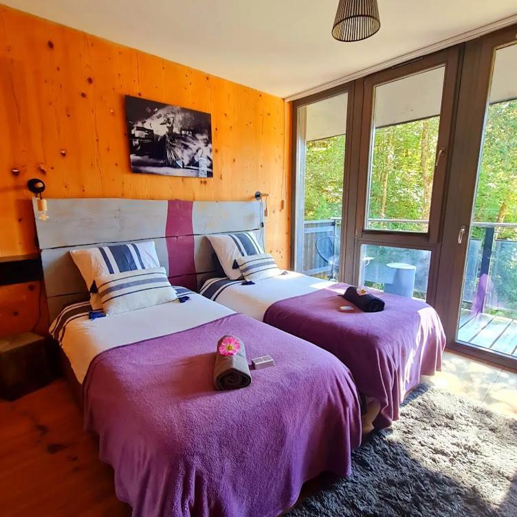 Aillon-le-Jeune Le Chalet Du Blanc Spa Yoga מראה חיצוני תמונה